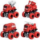 Carro de Bombeiro 4x4 Maluco Fricção DMT6258 DM Toys