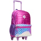 Mochila com Rodinhas M Plus Arco Íris 2 066107-00 Sestini