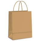 Sacola de Papel Kraft PP - 16cm x 12cm x 7cm Cromus