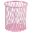 Porta Caneta Aramado Redondo - Rosa Pastel BRW