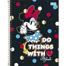Caderno 10 Matérias Minnie Core 160fls Tilibra