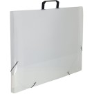 Pasta Maleta com Alça A3 - Transparente 701PP-TR DAC