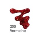 Cola Glitter 23g Vermelha Lavável Acrilex