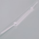 Pasta Grampo Trilho Onda Transparente 612PP-TR DAC