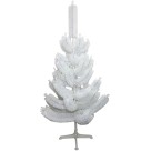 Árvore de Natal 130cm Branca Carina N.4 Sonatal