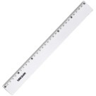 Régua 30cm Transparente Cristal Leo e Leo