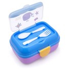 Kit Lanche Fundo do Mar (Garrafa + Marmita + Talheres) Leo e Leo
