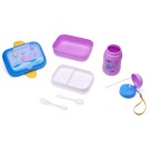 Kit Lanche Fundo do Mar (Garrafa + Marmita + Talheres) Leo e Leo