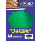 Papel Lamicote A4 Verde 250g 10fls Off Paper