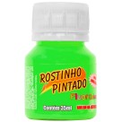 Tinta Facial Líquida 35ml - Verde Limão Fluorescente Rostinho Pintado