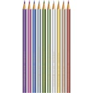 Lápis de Cor 10 Cores Metálicas Faber Castell