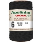 Barbante Apolinho n.6 8990 - Preto Circulo