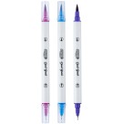 Brush Pen 12 Cores Dual Evoke BRW