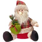 Papai Noel Sentado com Saco de Presente Scotch 36cm 25469 Magizi