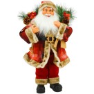 Papai Noel Sky com Saco de Presente e Casaco Vinho 30cm 25619 Magizi