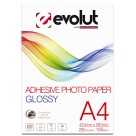 Papel Fotográfico Adesivo A4 High Glossy 135g 20 Folhas Evolut