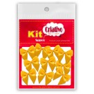 Laço de Cetim Pequeno - Amarelo c/10 Kit Super Criativo