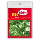 Super Lantejoula 14mm - Verde Claro 10g Kit Super Criativo