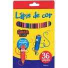 Lápis de Cor 36 Cores Hexagonal Gatte
