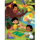 Caderno Quadriculado 1x1cm Sapeca 40fls Tilibra