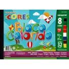 Bloco Ecocores Colorido 8 Cores 110g 32fls Novaprint