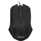 Mouse Office Squares Preto 74383 Letron