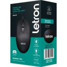 Mouse USB Black Rat Preto M1611 Letron