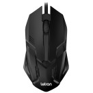 Mouse X-Black Preto 74301 Letron