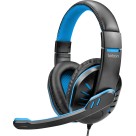 Headset Gamer Line Preto e Azul 74428 Letron