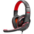 Headset Gamer Line Preto e Vermelho 74429 Letron