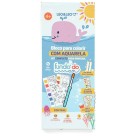 Bloco para Colorir com Aquarela - Fundo do Mar Leo e Leo