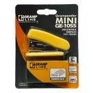 Mini Grampeador Color 6,7cm + 500 Grampos para 12 Folhas GE-1055 Gramp Line