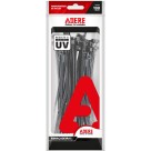 Abraçadeiras de Nylon Preto 200mm x 2,5mm c/100 Adere
