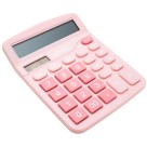 Calculadora de Mesa 12 Dígitos Rosa Neo Solar 99337 Letron