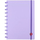 Caderno de Disco Grande Yummy Colors Lilás Marshmallow Pop Disc