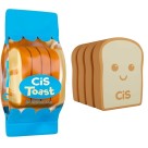 Borracha Escolar Toast Pãozinho c/4 Cis