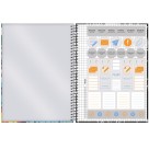 Caderno 1 Matéria Bomber 80 Folhas Foroni