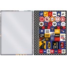 Caderno 1 Matéria Cross Racing 80 Folhas Foroni