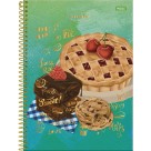 Caderno 1 Matéria Cupcake 80 Folhas Foroni