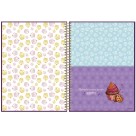 Caderno 1 Matéria Cupcake 80 Folhas Foroni