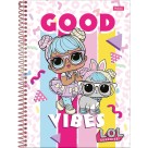 Caderno 1 Matéria LOL Surprise 80fls Foroni