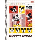 Caderno 1 Matéria Mickey Vintage 80fls Foroni