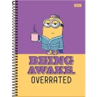 Caderno 1 Matéria Minions 80fls Foroni