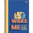 Caderno 1 Matéria Minions 80fls Foroni