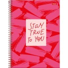 Caderno 1 Matéria Pink Power 80fls Foroni