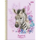 Caderno 1 Matéria Tropical Fever 80fls Foroni
