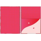 Caderno 10 Matérias Pink Power 160fls Foroni
