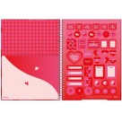 Caderno 10 Matérias Pink Power 160fls Foroni