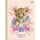 Caderno 10 Matérias Tropical Fever 160fls Foroni