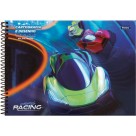 Caderno de Cartografia Milimetrado Cross Racing 80 Folhas Foroni